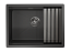 Мойка кухонная Granula KS-6045U, 600х445мм, черный матовый, нерж сталь