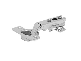 Петля накладная 105* slide on крепление шурупом, с ответной планкой H=2