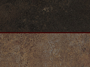 Стеновая панель двухсторонняя 4100х640х8 F311 ST87 Керамика антрацит : F302 ST87 Ферро бронза , Гр.1-3, Ш, Egger*