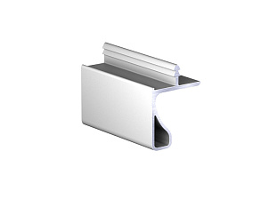 Ручка-профиль, Gola для верхних модулей, 4,0 м, (для 16/18мм ДСП), серебро, Россия