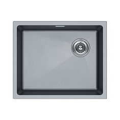 Мойка Paulmark LUMI, LU55SK-DG,  555х460х210 мм, серый металлик, в комплекте