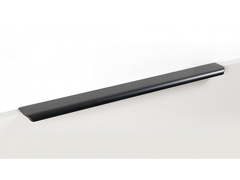 Ручка-профиль, торцевая MONTE RT110, 352x2 / 800 мм, алюминий, черный, Boyard