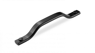 Ручка мебельная, скоба LS(043)02.01, 192 мм, черный матовый, Валмакс