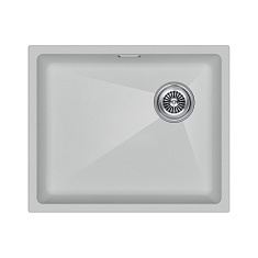 Мойка Paulmark LUMI, LU55SK-WH,  555х460х210 мм, белый, в комплекте