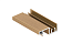 Aristo Slim line Рамка верхняя узкая 5,4, золото крац. AV0588.VP540.GLBAN.CJ