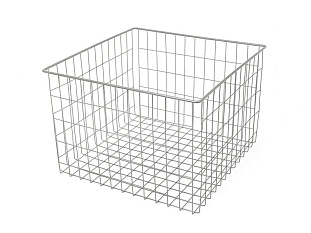 Dorwell корзина сетчатая в модуль 500мм, серый металлик, 455x470x320мм