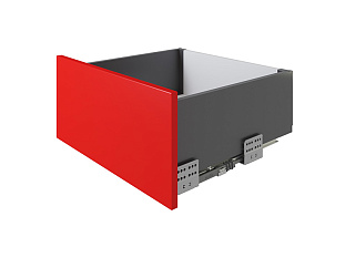 Комплект ящика  с прямыми боковинами СТАРТ push to open высокий, 167мм, графит, SB30GRPH.1/350, Boyard