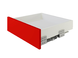 Комплект ящика  с прямыми боковинами СТАРТ push to open стандартной высоты, 86мм, белый, SB28W.1/450, Boyard