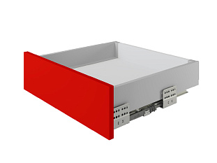 Комплект ящика  с прямыми боковинами СТАРТ push to open стандартной высоты, 86мм, серый, SB28GR.1/450, Boyard