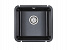 Мойка Paulmark UNTER ,PM204543-BL  , 460х460мм, кварцевая композитная мойка, черная
