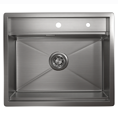 Мойка кухонная Granula 6051, 600х510мм, СТАЛЬ матовая, нерж сталь