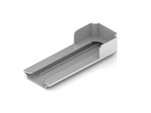 ARISTO Декоративная накладка для механизма мультипоследовательного синхр. открывания 4 в 1, пластик, серый металлик, FH0014.VP000.MG000.CY