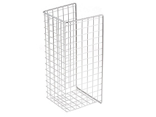 Корзина бельевая  320х230х400, хром