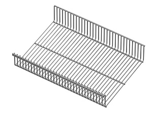 ARISTO Полка-корзина проволочная, серия 360, L=450, металлик Art. WA0345.VP045.MG0PC.RA