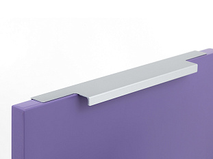 Ручка мебельная, торцевая PN(11)01, 224/296 мм, матовый хром, Валмакс