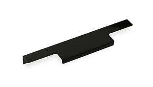 Ручка мебельная, торцевая PN(11)01, 96/146 мм, чёрный матовый, Валмакс