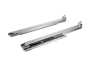 Комплект направляющих для монтажа на нижнюю панель Actro 5D, полн.выдв, Silent System, L (40 кг), EB23, NL500, Art. 9318330, Hettich