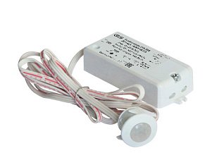 Датчик движения до 2.5м, 220V/80-250W шнур 2м. белый 08.800.00.355