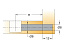 Эксцентриковая стяжка для плит 12 мм, System 5 CAM 5000, Арт. 009695-885-300, Titus