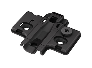 Монтажная планка для MASTER BLACK с регулировкой 3D, дистанция 7 мм, Art. 10263771, Samet