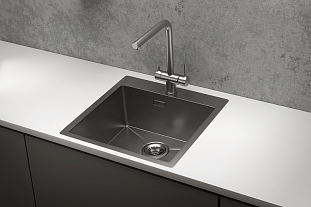 Мойка кухонная Granula 5151, 510х510мм, СТАЛЬ сатин, нерж сталь