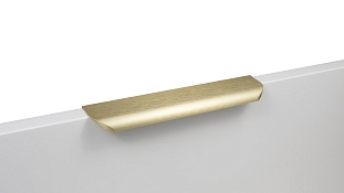 Ручка мебельная, торцевая MONTE RT110BSG.1/160/200, 160 / 200 мм, брашированное сатиновое золото, Boyard