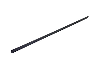 Ручка мебельная, накладная PORT RS066BL.4/960, 480х2 мм, черный, Boyard