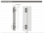 Адаптер ручки для складных дверей, хром, матовый Art. 115365/9181648, Hettich
