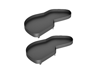 2 полки + рычаги Леманс, 600 мм, Арена ПЬЮР, Комплект установочный, левый, антрацит, цвет дна антрацит, антислип, Art. 2603979846, Kessebohmer