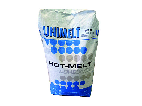 Клей-расплав для кромочных пластиков, UNIMELT 520, белый, 25 кг., мешок