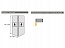 Комплект фурнитуры WingLine L 12кг/H1700мм без самозакрывания (для Push to Open), без нижнего направляющего элемента, левый Art. 9237901, Hettich