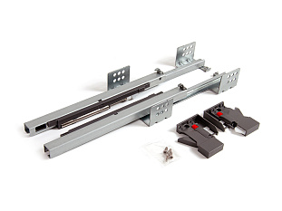 Скрытые направляющие для ящиков частичного выдвижения 450мм с доводчиком, B-Slide DB7772Zn/450, Boyard