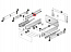 Дополнительный продольный релинг для ящика InnoTech Atira 176мм, длина 470 мм, левый, цвет антрацит, Art.9195046, Hettich