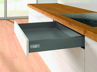 Комплект ящика InnoTech Atira 70х300 антрацит, полн. выдв., Silent System, Art. 9234542, Hettich
