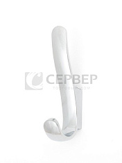Крючок мебельный ARH-07CP, двухрожковый, хром, Китай