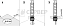Блок розеток выдвижной вертикальный (Push Open) 3EURO 3,5кВт., шнур 1,8м, (вырез 60мм), IP20, серебристый