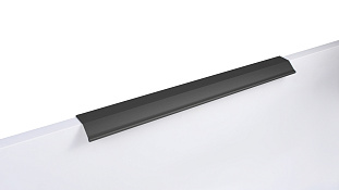 Ручка мебельная, торцевая METRICA RT112BL.1/320/400, 320 / 400 мм, черный, Boyard