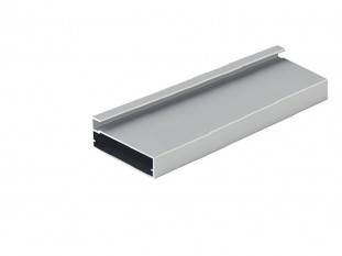 DS10 Профиль для фасадов широкий 20х45х2950 (8 мм), матовое серебро