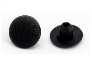 CADRO каркасная система, Заглушка пластиковая на потайной винт М5, черная