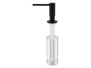 Дозатор для жидкого мыла DECUS, D004-418, чёрный металлик, Paulmark