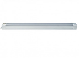 Светильник LED линейный Line-3 220В,  6Вт, 38LED 2835 530Лм, 420х18х42мм, свет белый 4200K с выкл. белый пластик