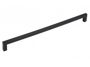 Ручка мебельная, скоба QUADRA RS043, 256 мм, черный матовый, Boyard