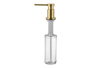 Дозатор для жидкого мыла BREVIT, D005-G, золото, Paulmark