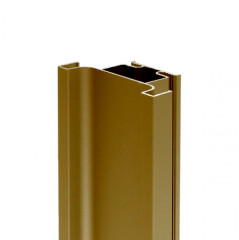 Ручка-профиль, фальш Gola Premium вертикальный срединный, 4,25 м, алюминий, шампань брашированная (для 16мм ДСП)