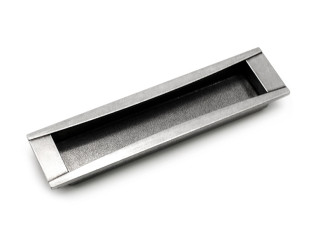 Ручка мебельная, врезная Gliss, 160 мм, старое серебро, Metakor