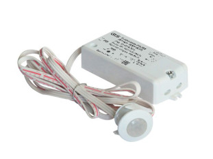 Датчик движения до 2.5м, 220V/80-250W шнур 2м. белый 08.800.00.355