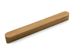 Ручка мебельная  AERO, деревянная (дуб),  светлое масло, 160мм, 200 мм