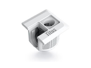 Стяжка-полкодержатель SYSTEM 6 Gen2 Side-entry, белый, Art. 006973-877-001, Titus