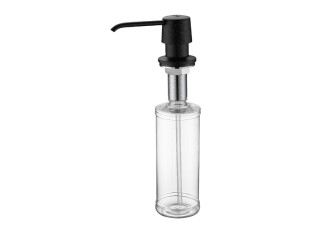 Дозатор для жидкого мыла SAUBER, D001-418, черный металлик, Paulmark