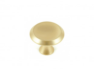 Ручка мебельная, кнопка UTA RC305MBSG.4, матовое золото, Boyard